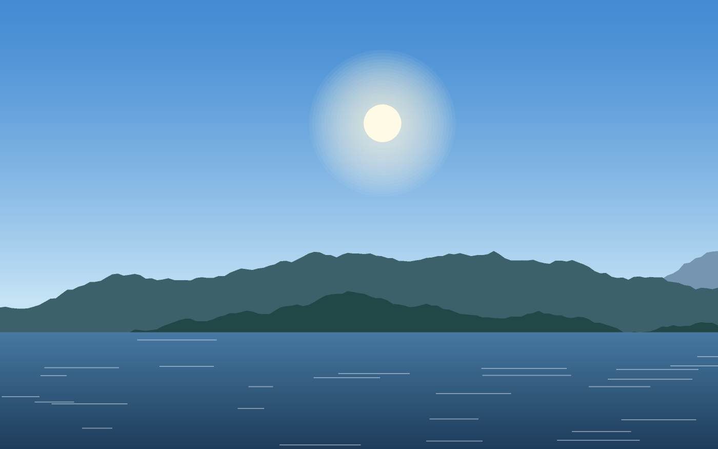 Landschaftsillustration
