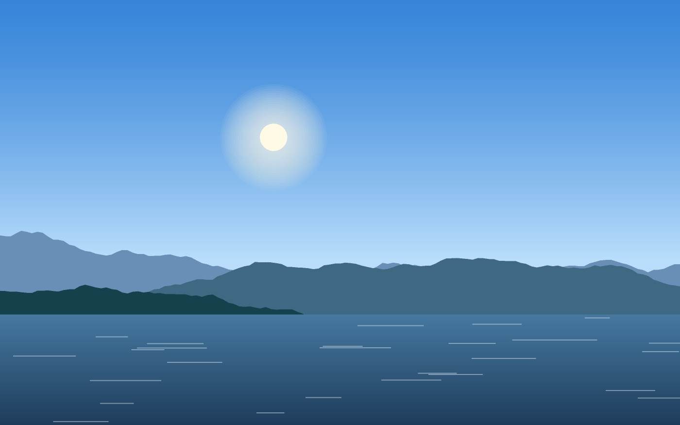 Landschaftsillustration