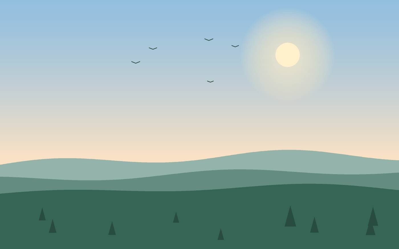 Landschaftsillustration