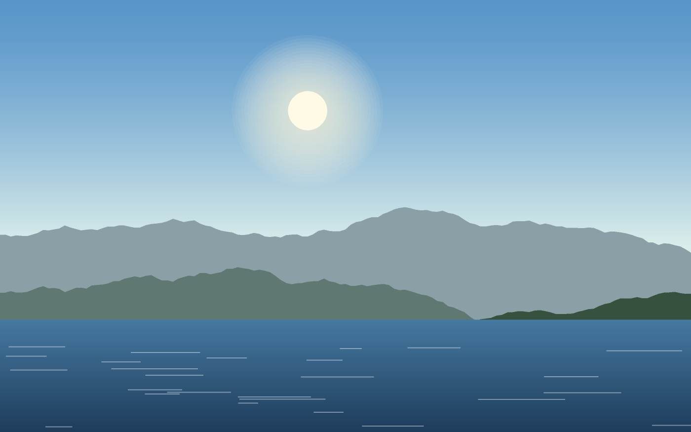 Landschaftsillustration