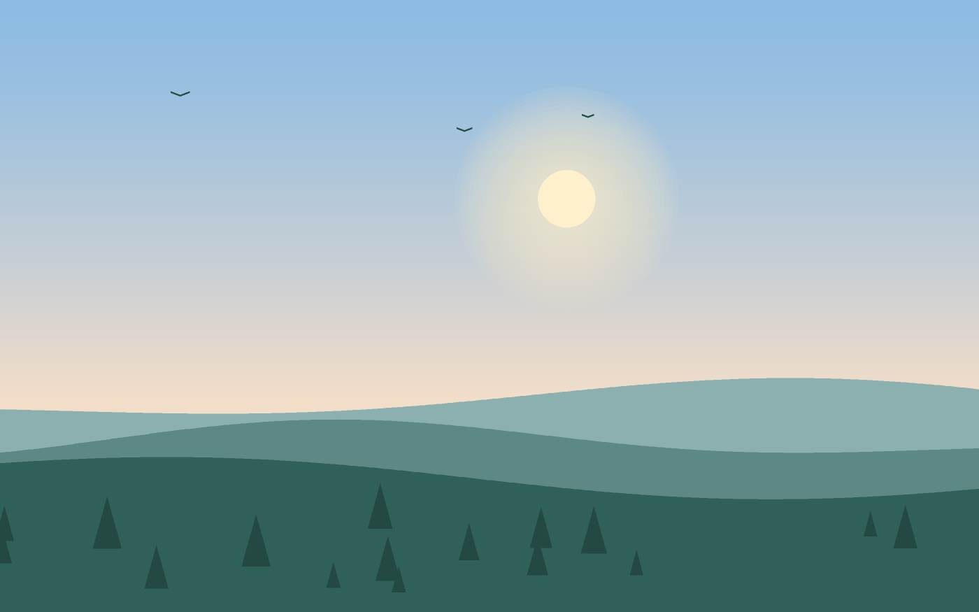 Ilustración de un paisaje