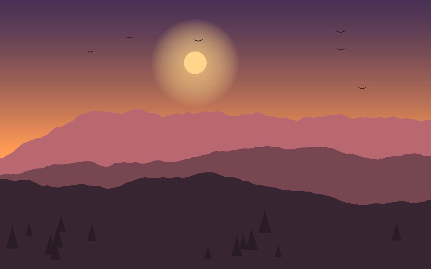 Ilustracja krajobrazu